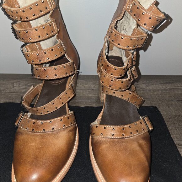 freebird Shoes - 🦅 Freebird by Steven "Salty" Multi-Strap Leather Boots Size 10🦅